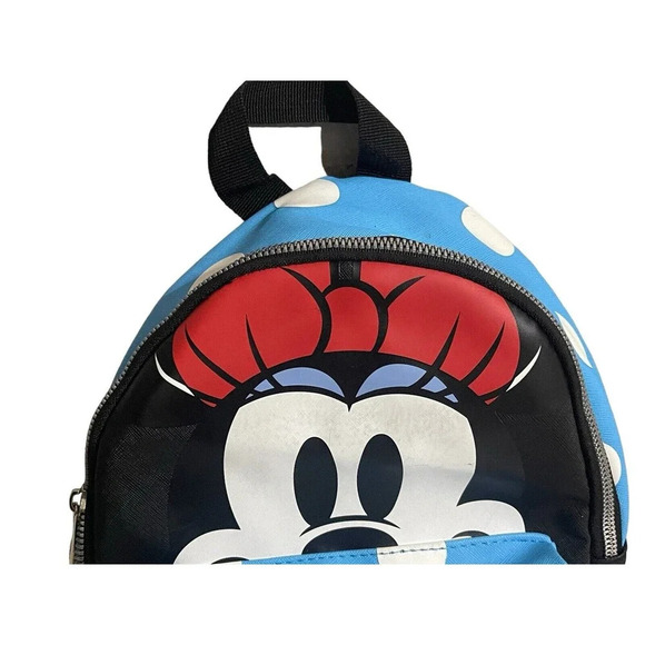 Disney Minnie Mouse Mini Backpack Purse Blue/black/white Adjustable Strap main image 9
